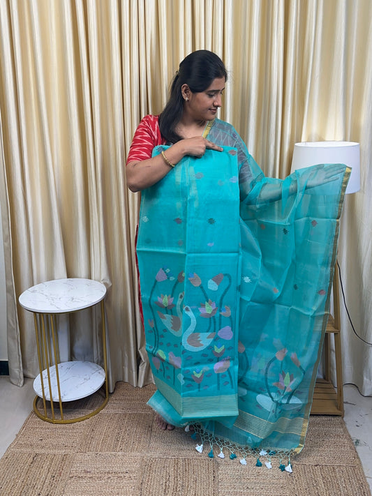 Muslin Jamdhani [handwork]-8