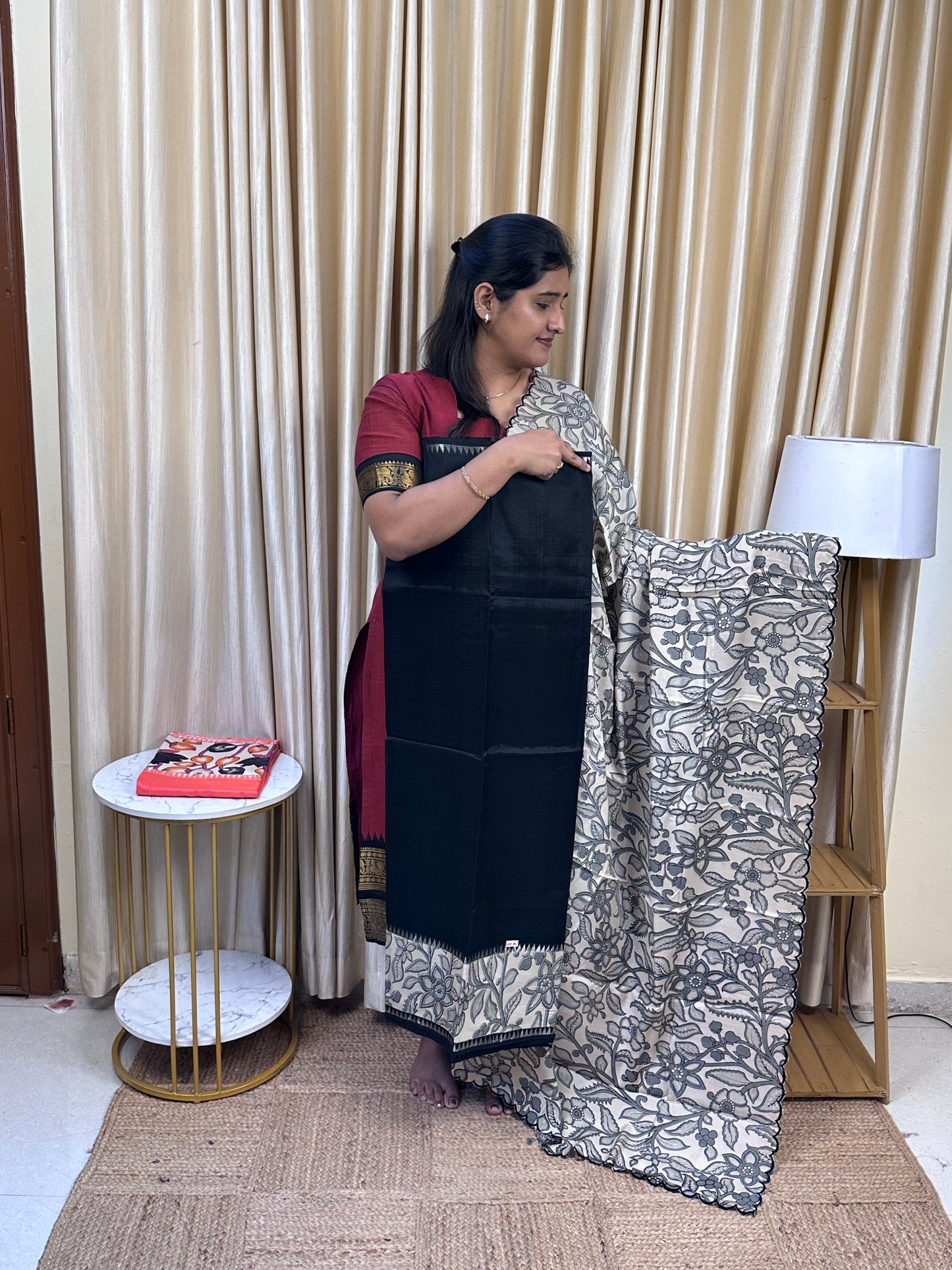 Gap border kalamkari 2 piece set - GAP26