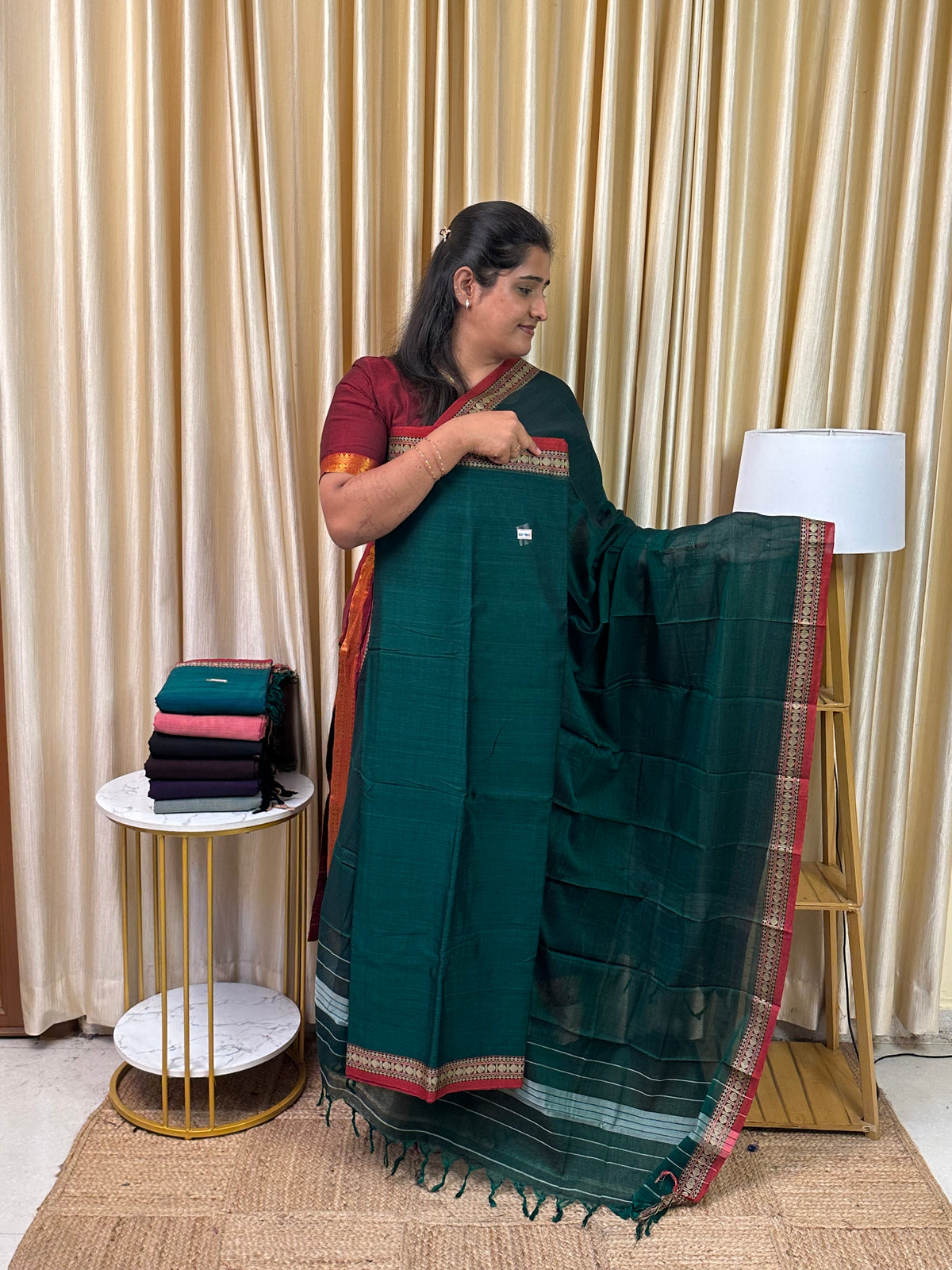 Narayanpet  dress material (4.5m top) - IVAL 108
