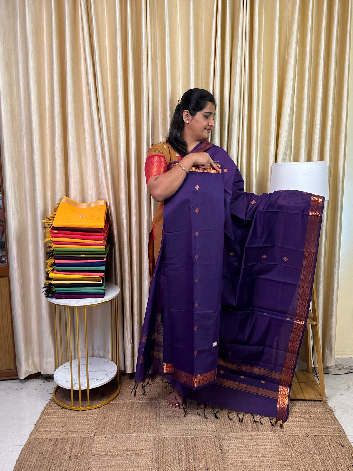 Maheswari silk cotton 2 piece set- MN 3