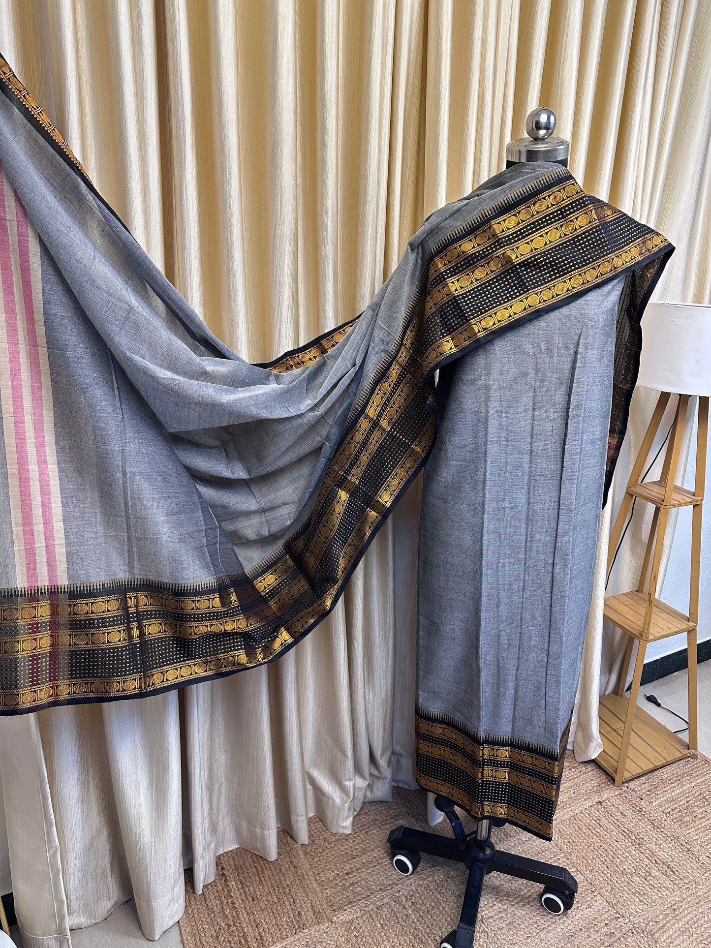 Vintage Narayanpet  Dress material (4.5m Top)-Viga 7