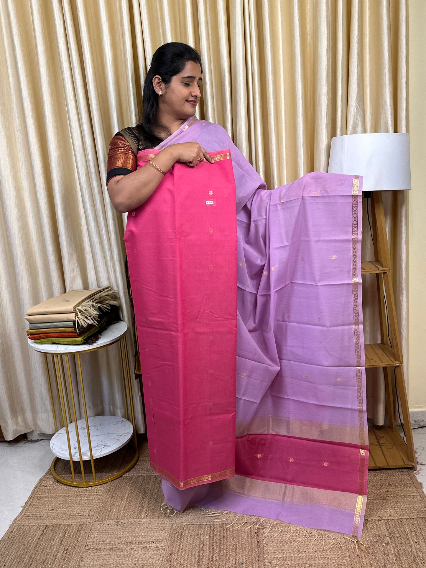 Maheswari silk cotton 2 piece set- MH34