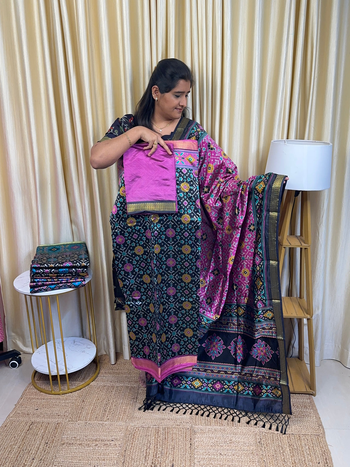 Patola semi silk 3 piece set - BP 2