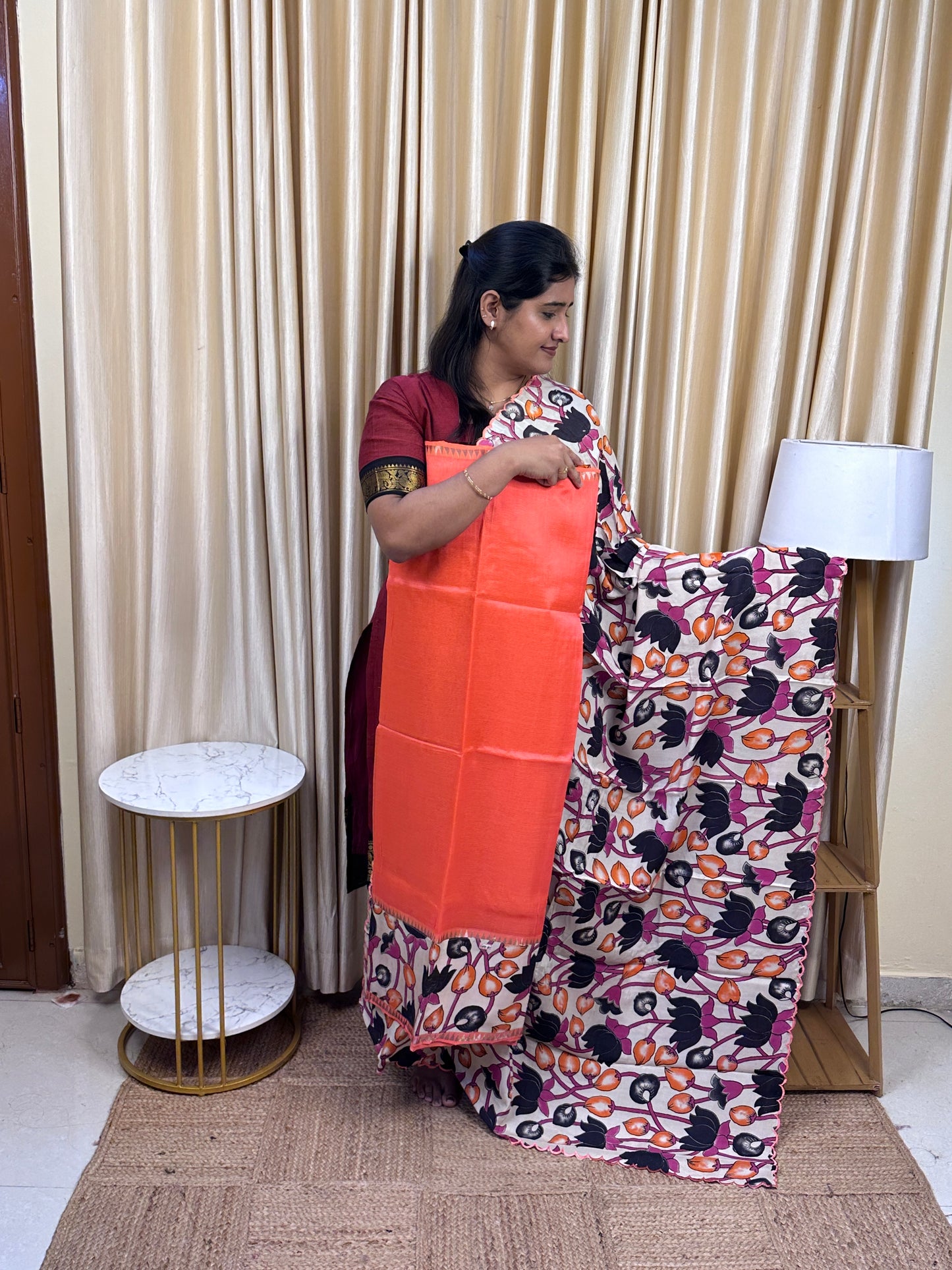 Gap border kalamkari 2 piece set - GAP27