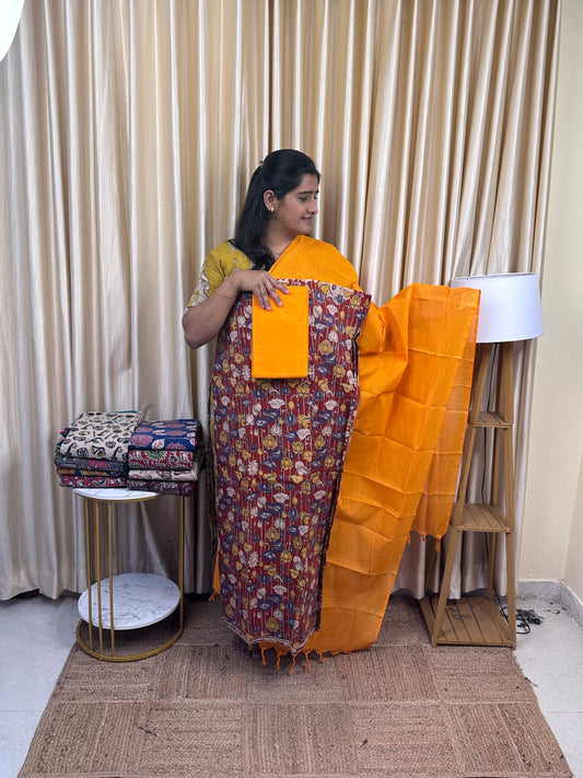 Kalamkari 3 piece set -TPK9