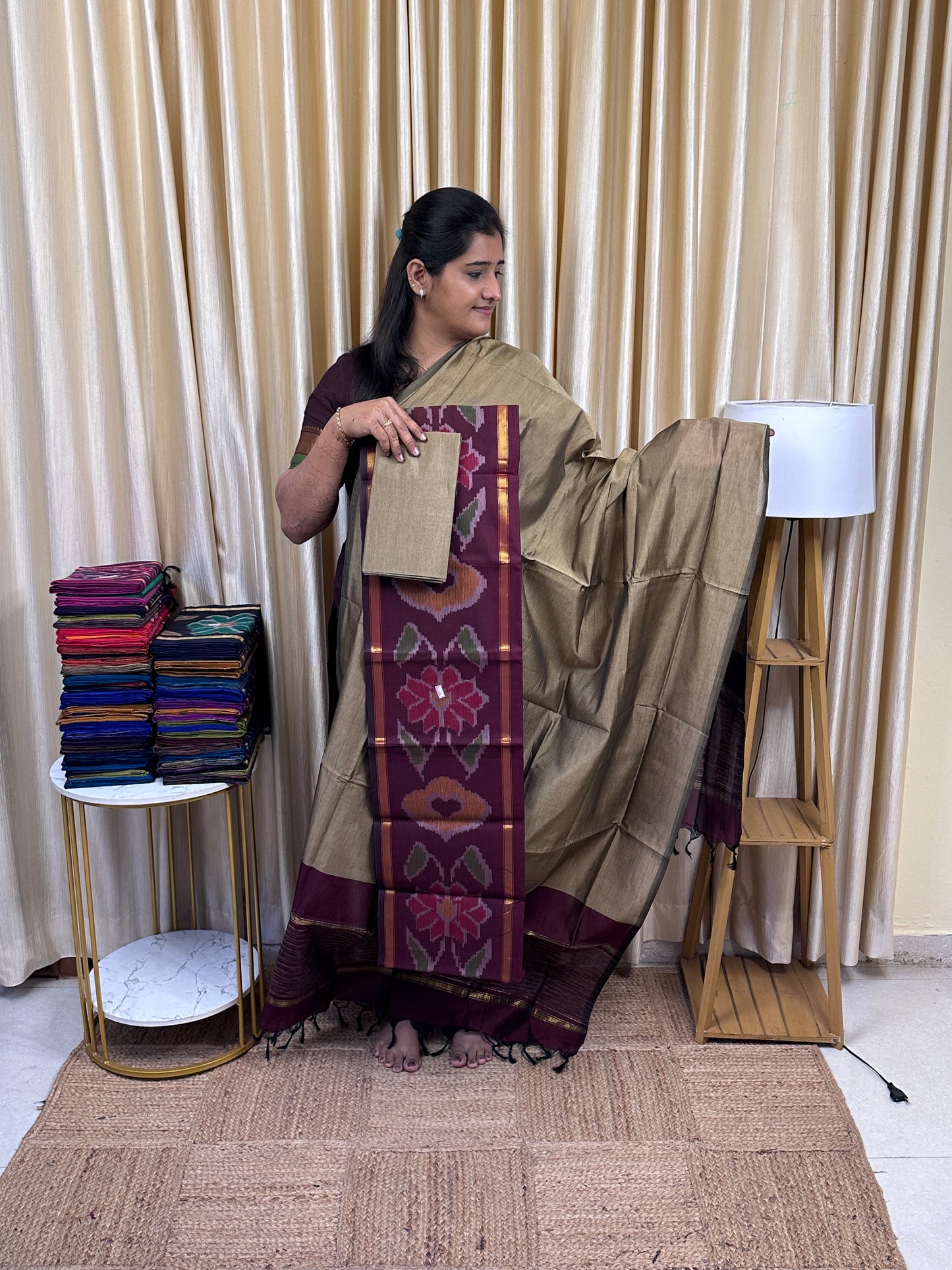 Pochampalli sico 3 piece set-SICO3