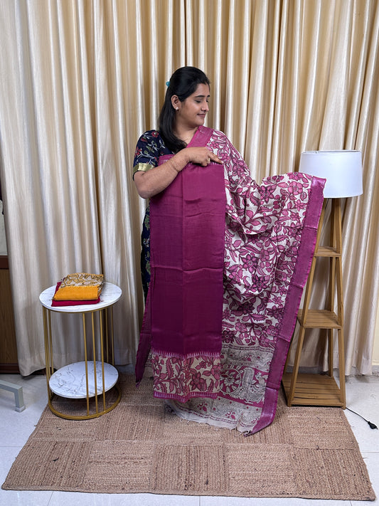 Gap border kalamkari 2 piece set - 3