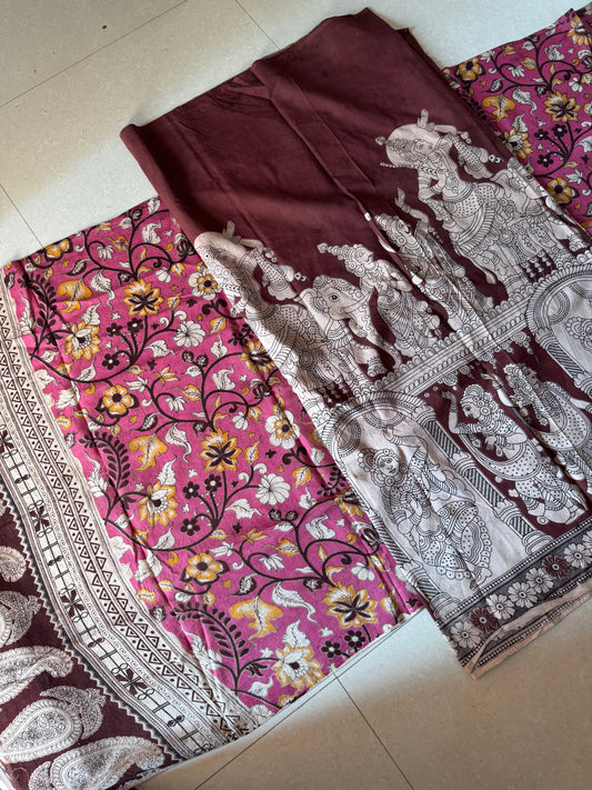 Kalamkari 2 piece set -KST3