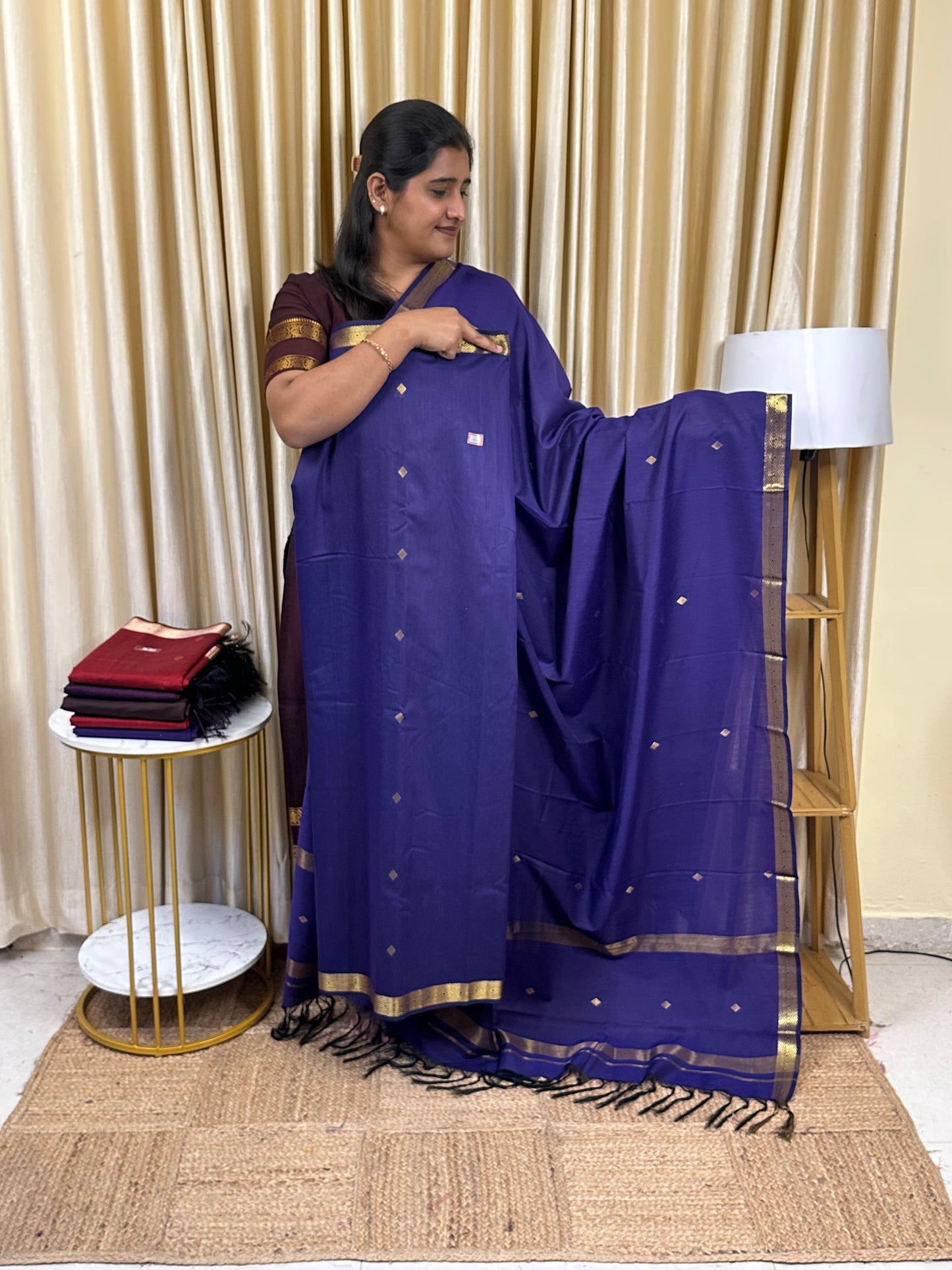 Maheswari silk cotton 2 piece set- N1