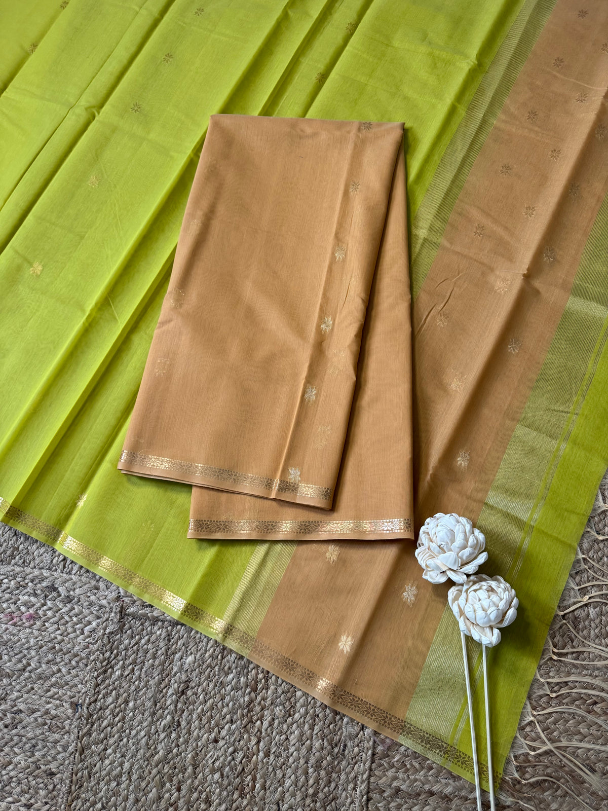 Maheswari silk cotton 2 piece set-ROJA4
