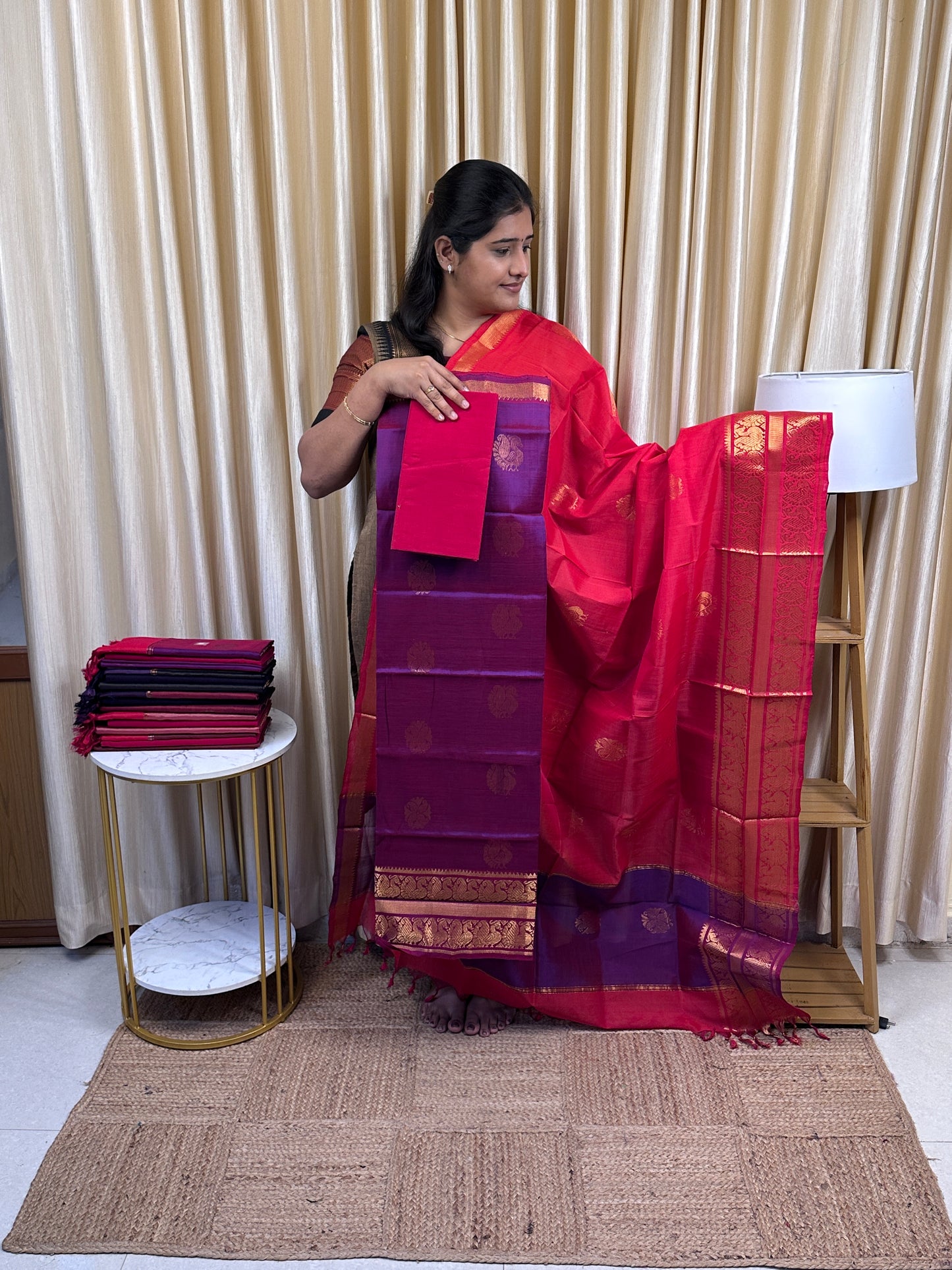 Kanchi Border  Mangalgiri Handloom-KMCH1