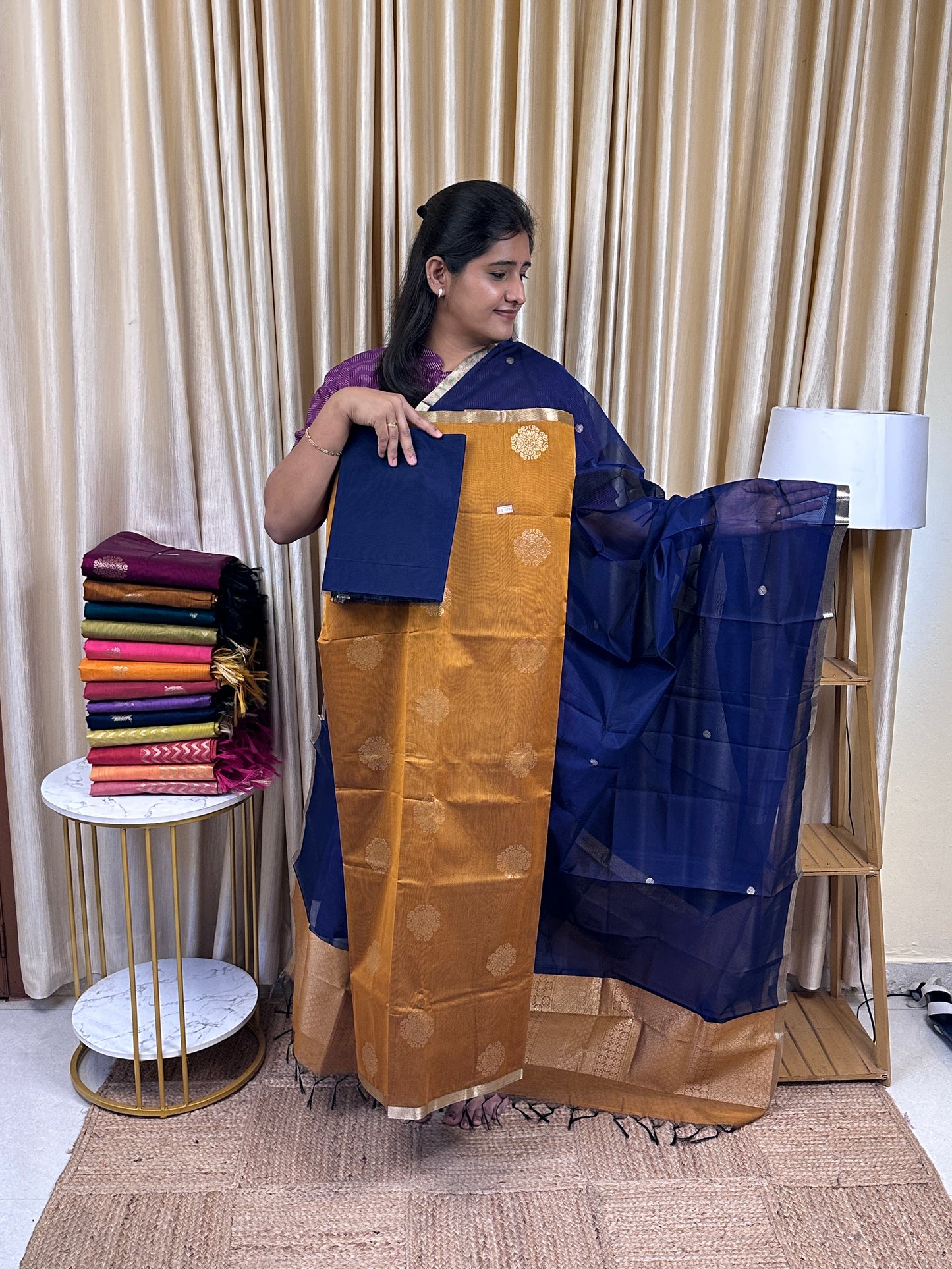 Kora silk cotton 3 piece set -KSC27