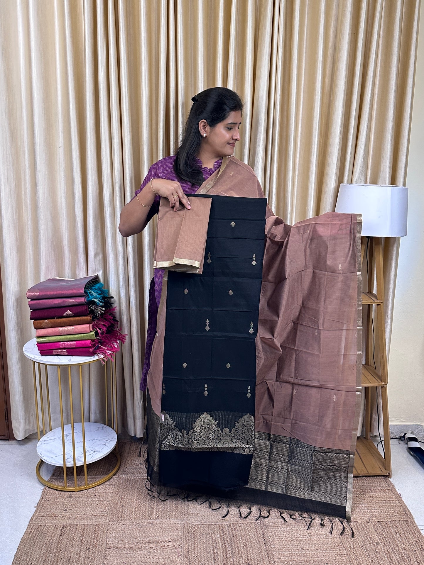 Kora silk cotton 3 piece set -KSC12