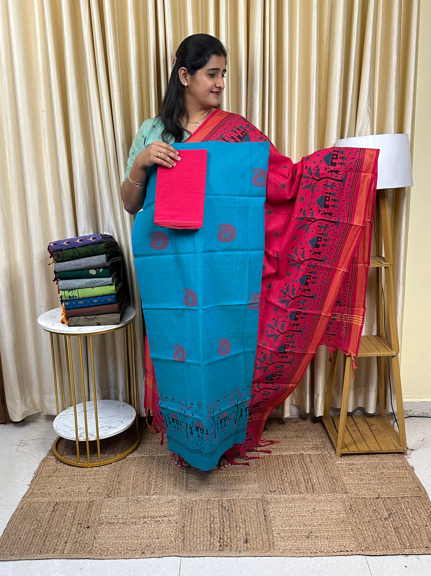 Premium Printed south cotton- kathai 34