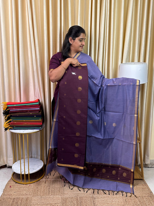 Chanderi silk cotton 2 piece set -Kayal4