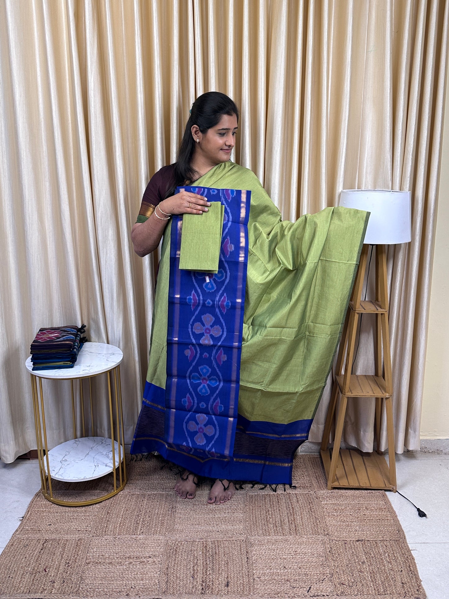 Pochampalli sico 3 piece set-SICO21