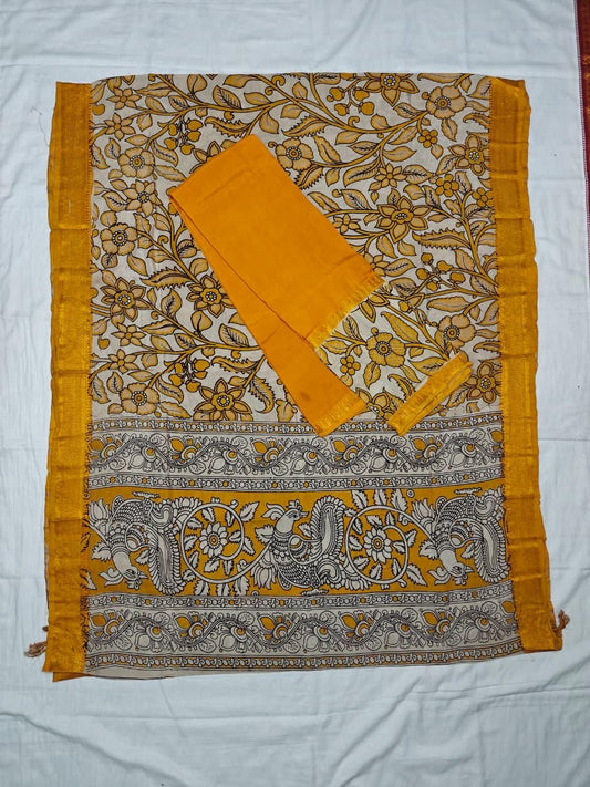 Gap border kalamkari 2 piece set - 4