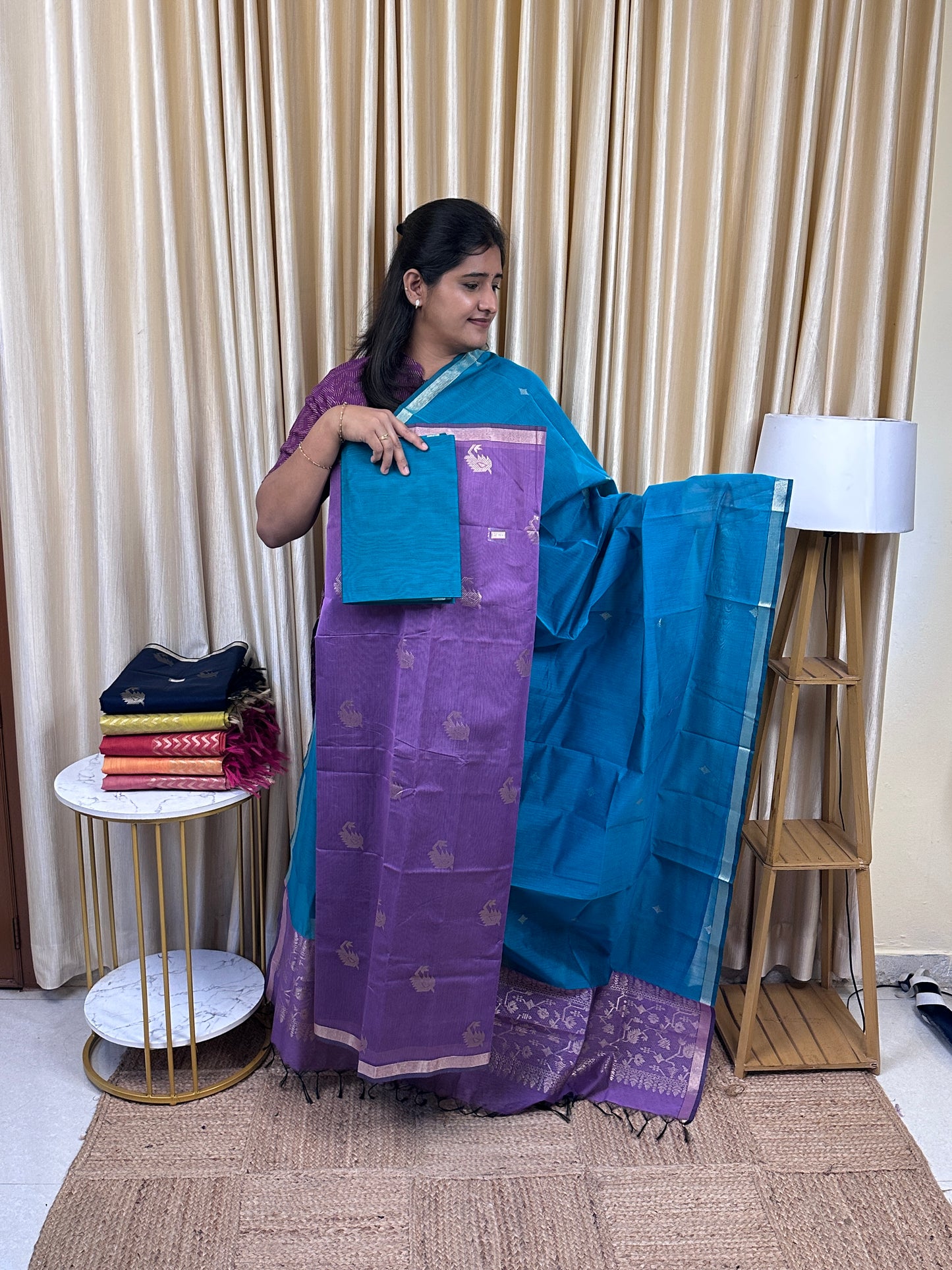 Kora silk cotton 3 piece set -KSC35