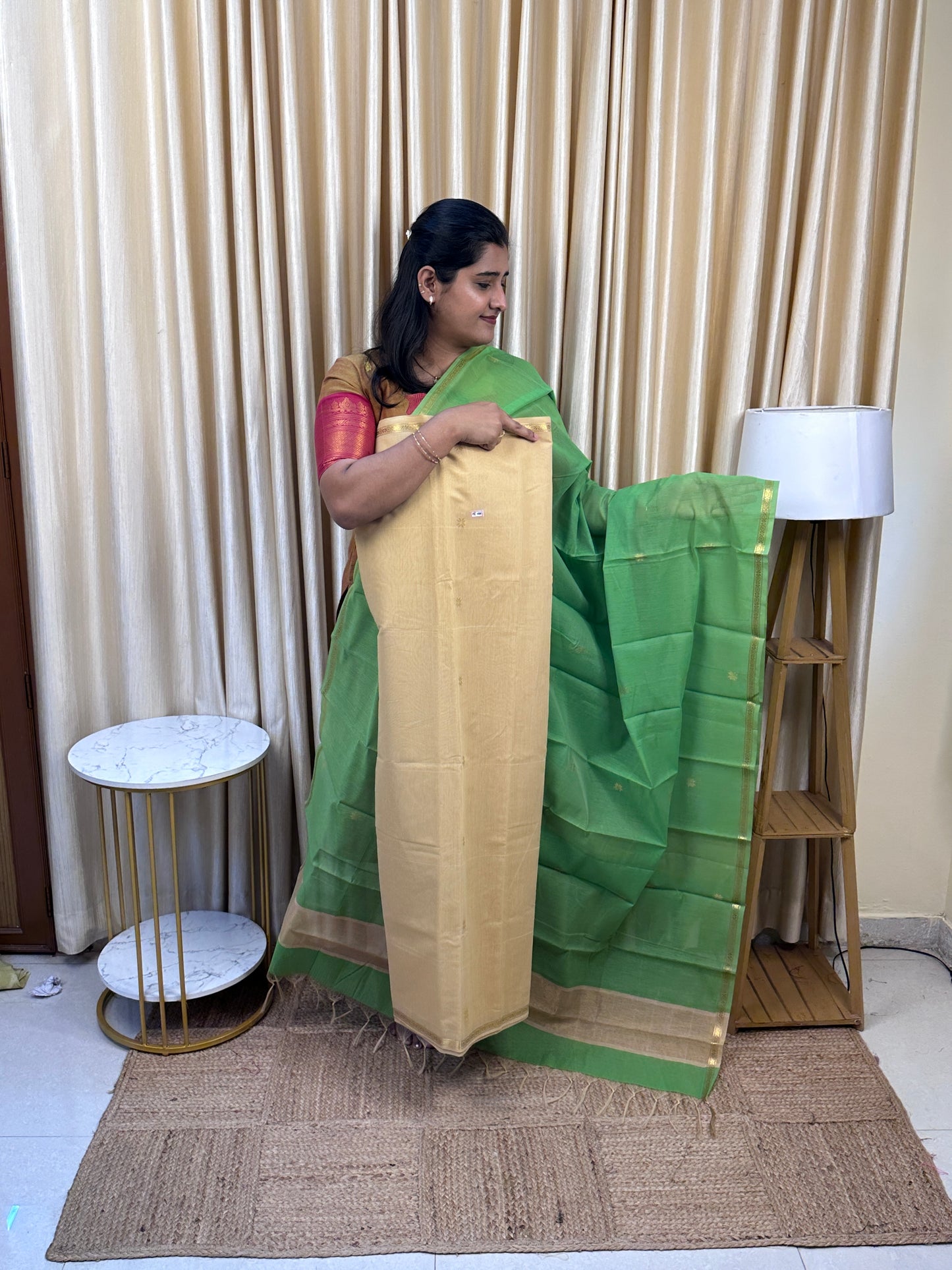 Maheswari silk cotton 2 piece set- MH30