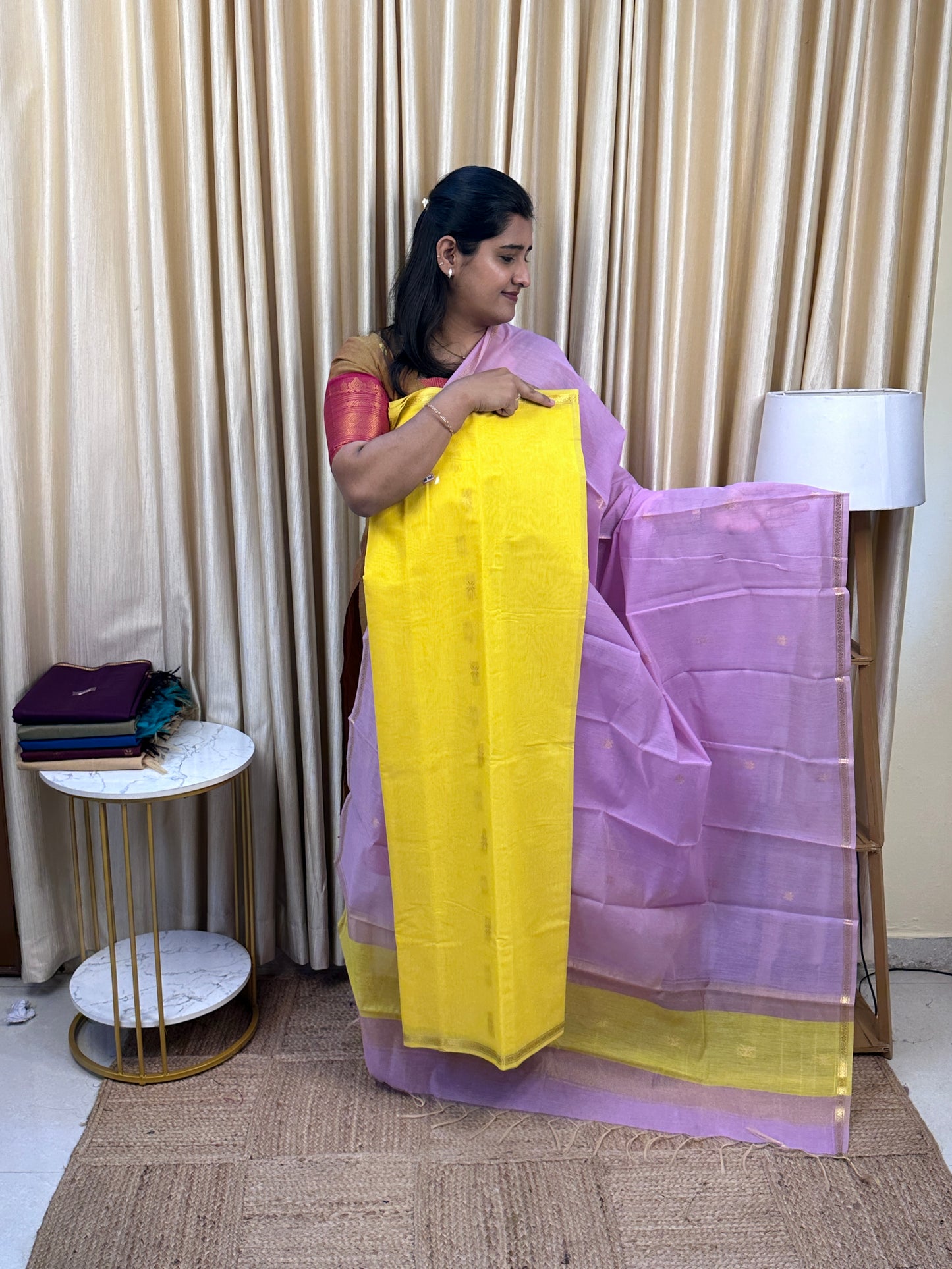 Maheswari silk cotton 2 piece set- MH25