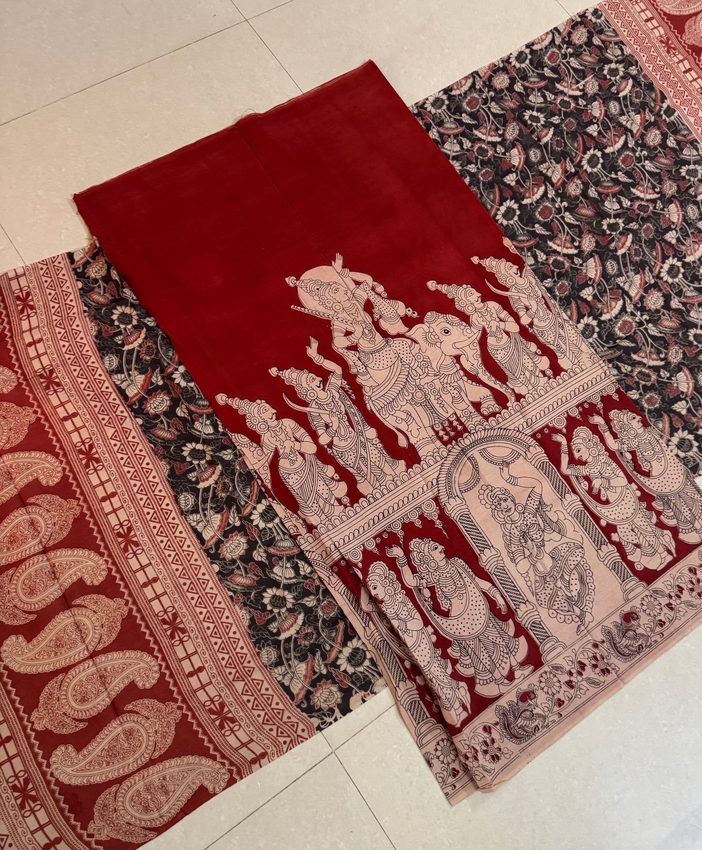 Kalamkari 2 piece set -Kalam3