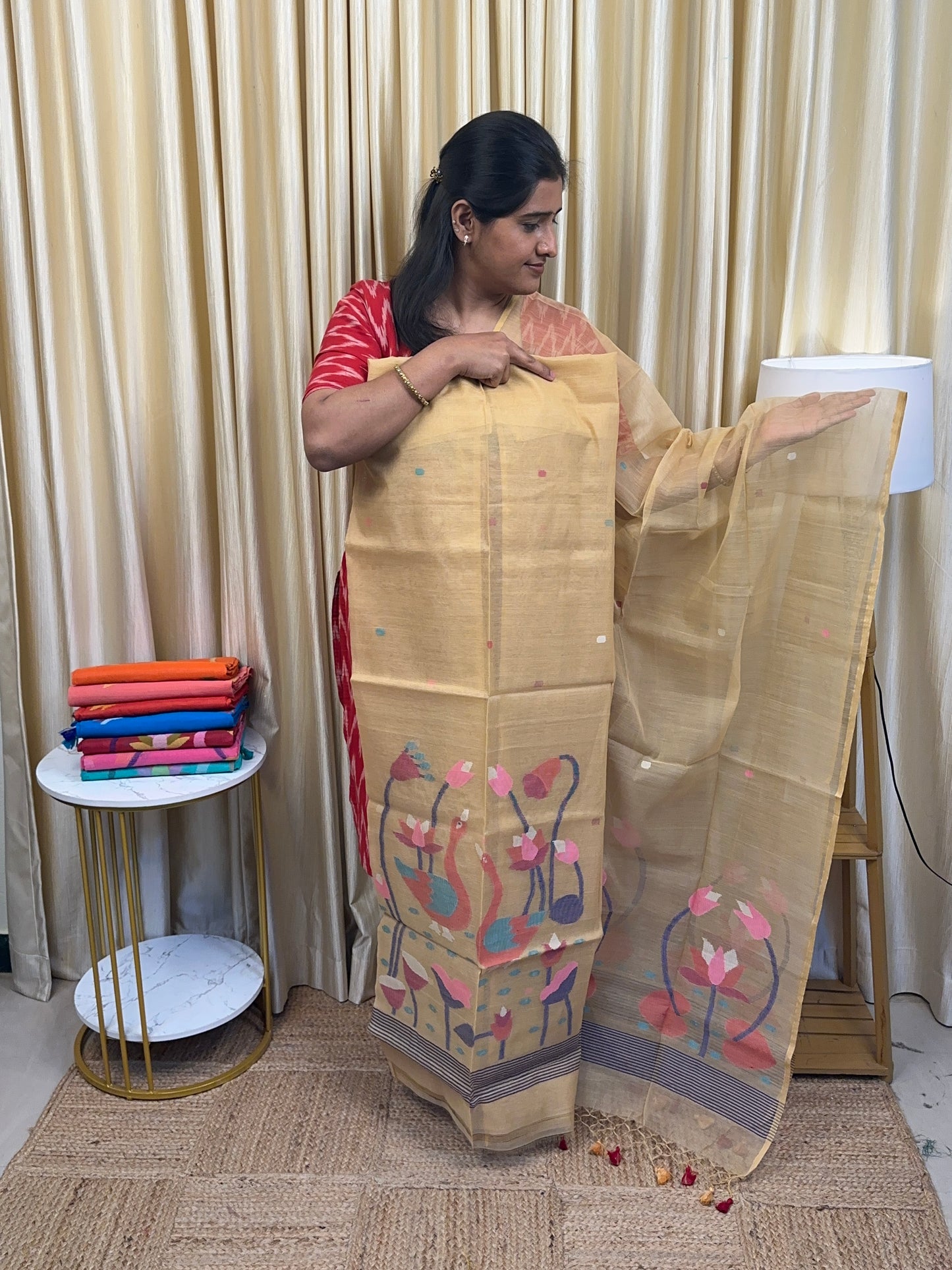 Muslin Jamdhani [handwork]-1