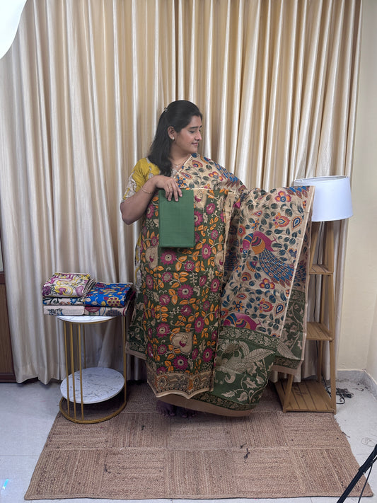 Kalamkari 3 piece set -KMK 18