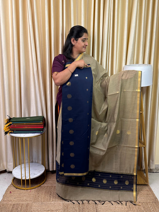 Chanderi silk cotton 2 piece set -Kayal14