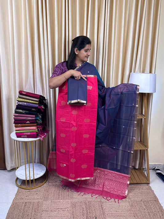 Kora silk cotton 3 piece set -KSC6