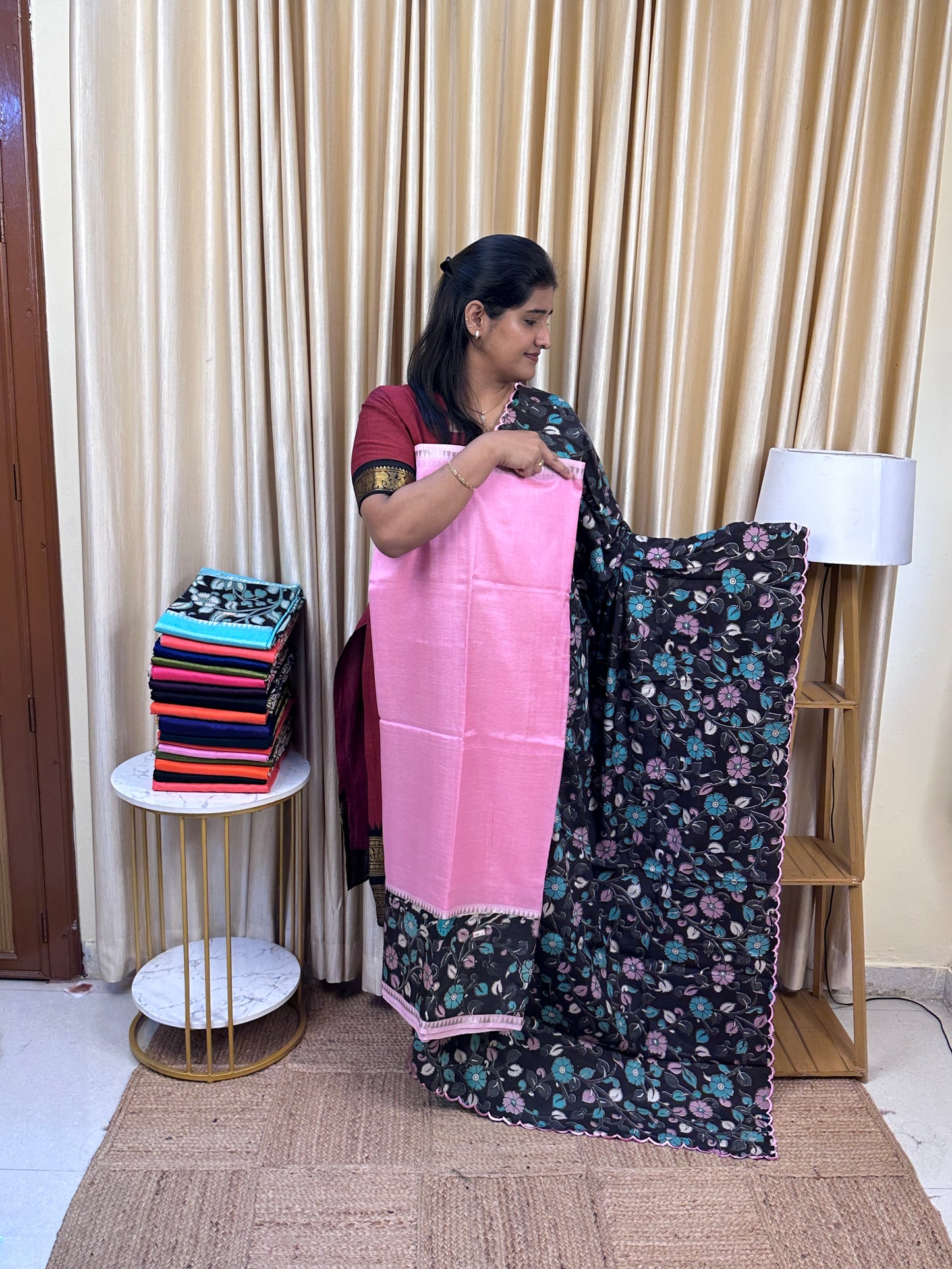 Gap border kalamkari 2 piece set - GAP11
