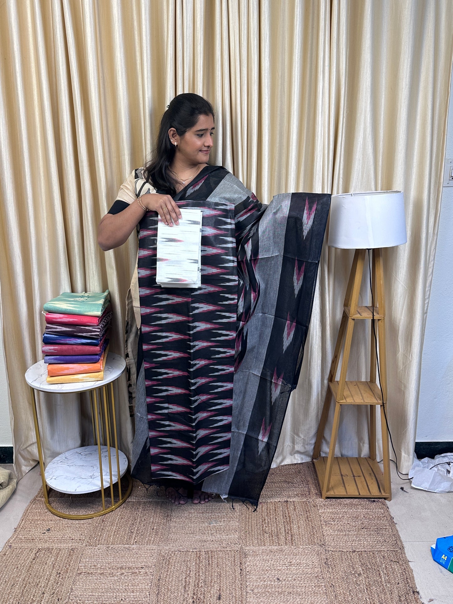 Compact cotton Ikat 3 piece set - IKT 2