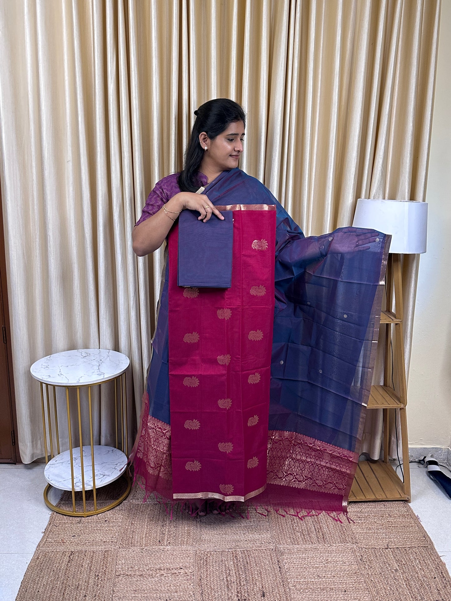 Kora silk cotton 3 piece set -KSC20