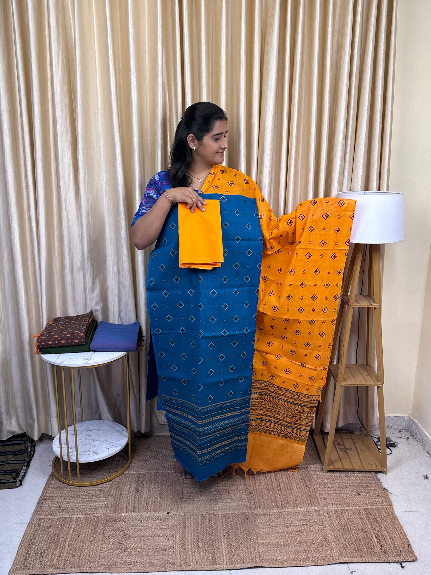 Premium Printed south cotton- kathai 15