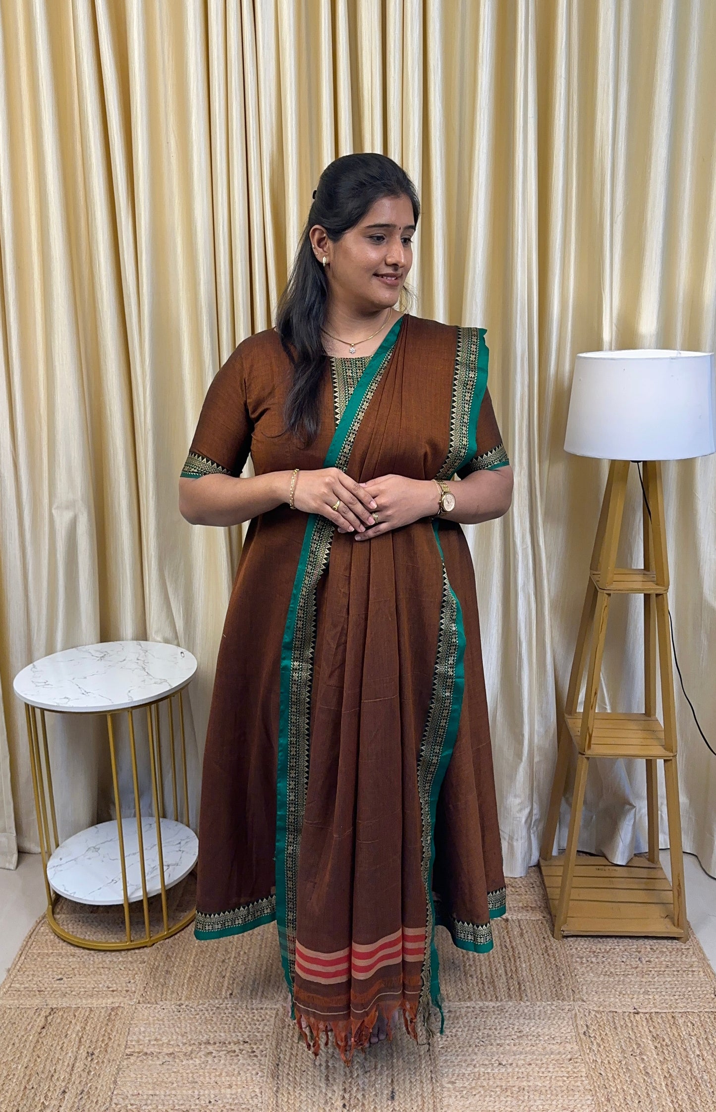 Rustwood Narayanapet unstitched dress material