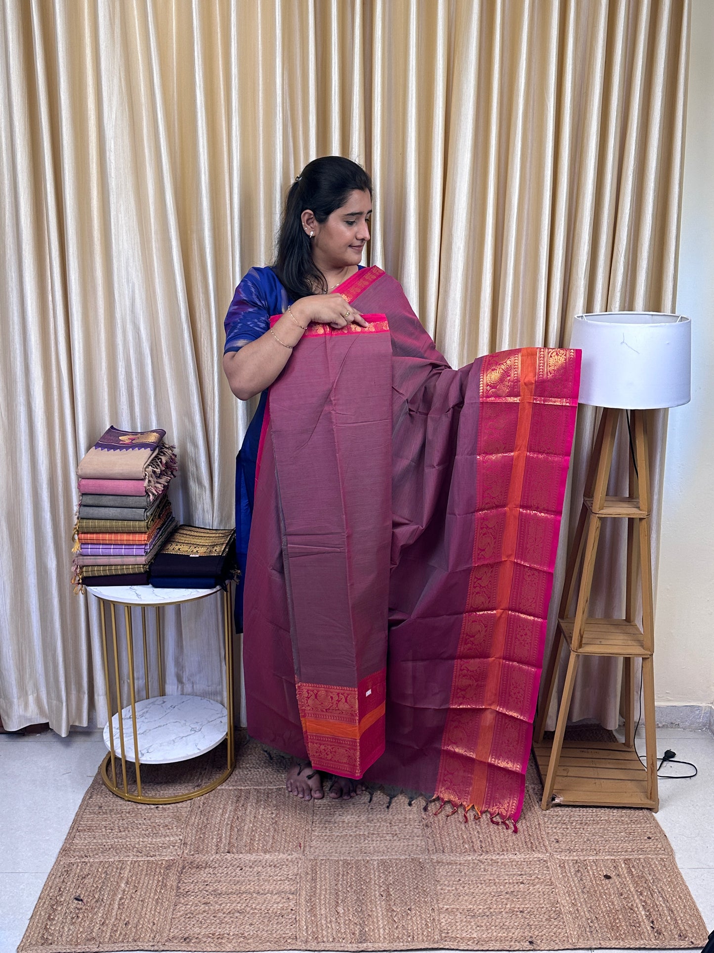 Isai Bigborder Chettinad 2 piece set - ISAI 13