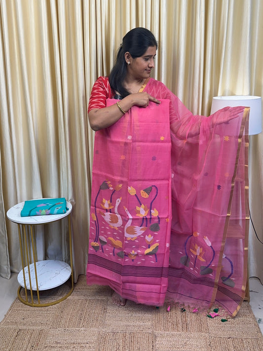 Muslin Jamdhani [handwork]-7