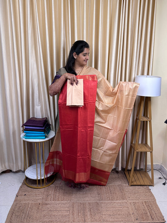 Mangalagiri silk cotton 3 piece set TMG-26