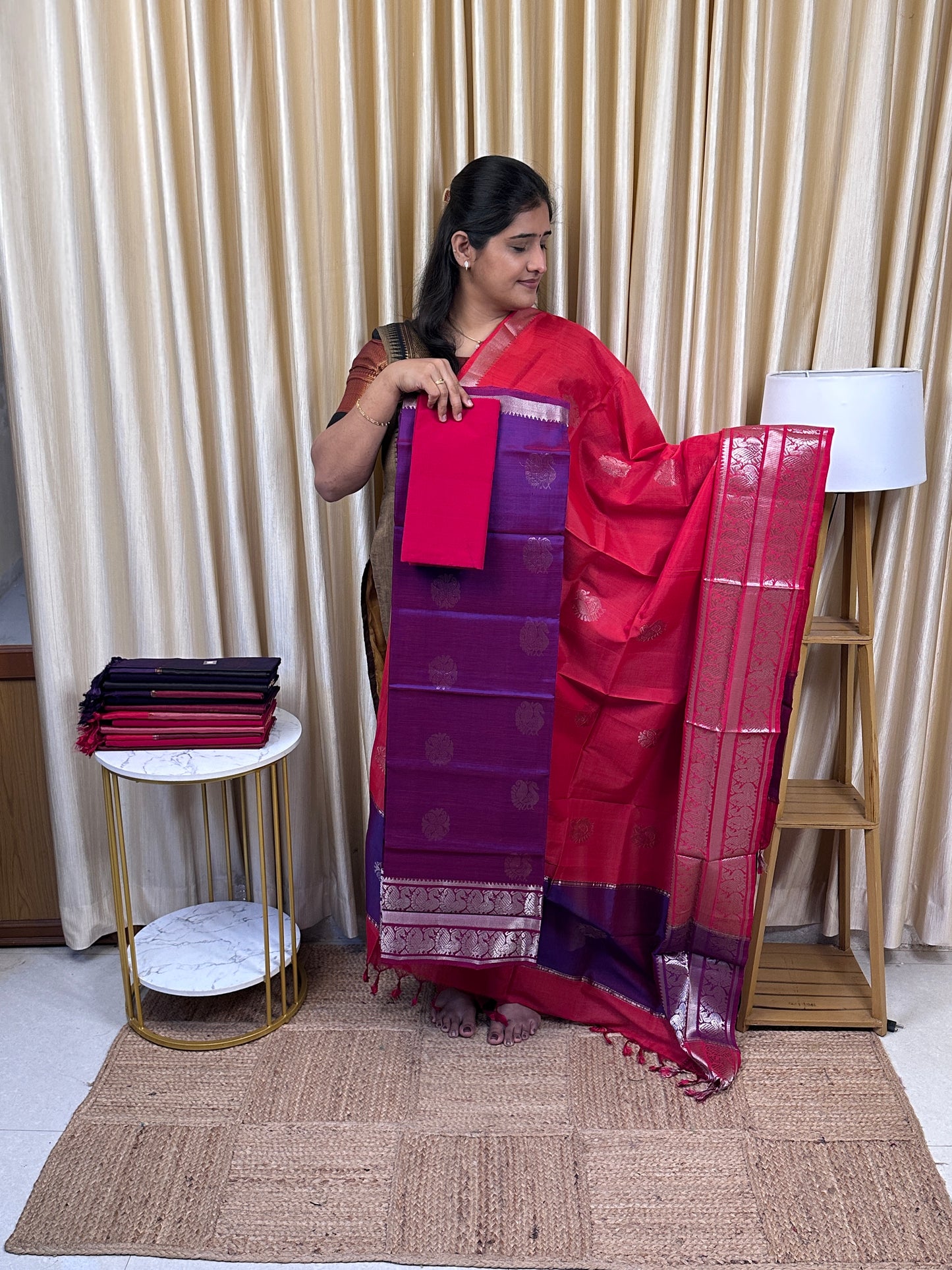 Kanchi Border  Mangalgiri Handloom-KMCH2