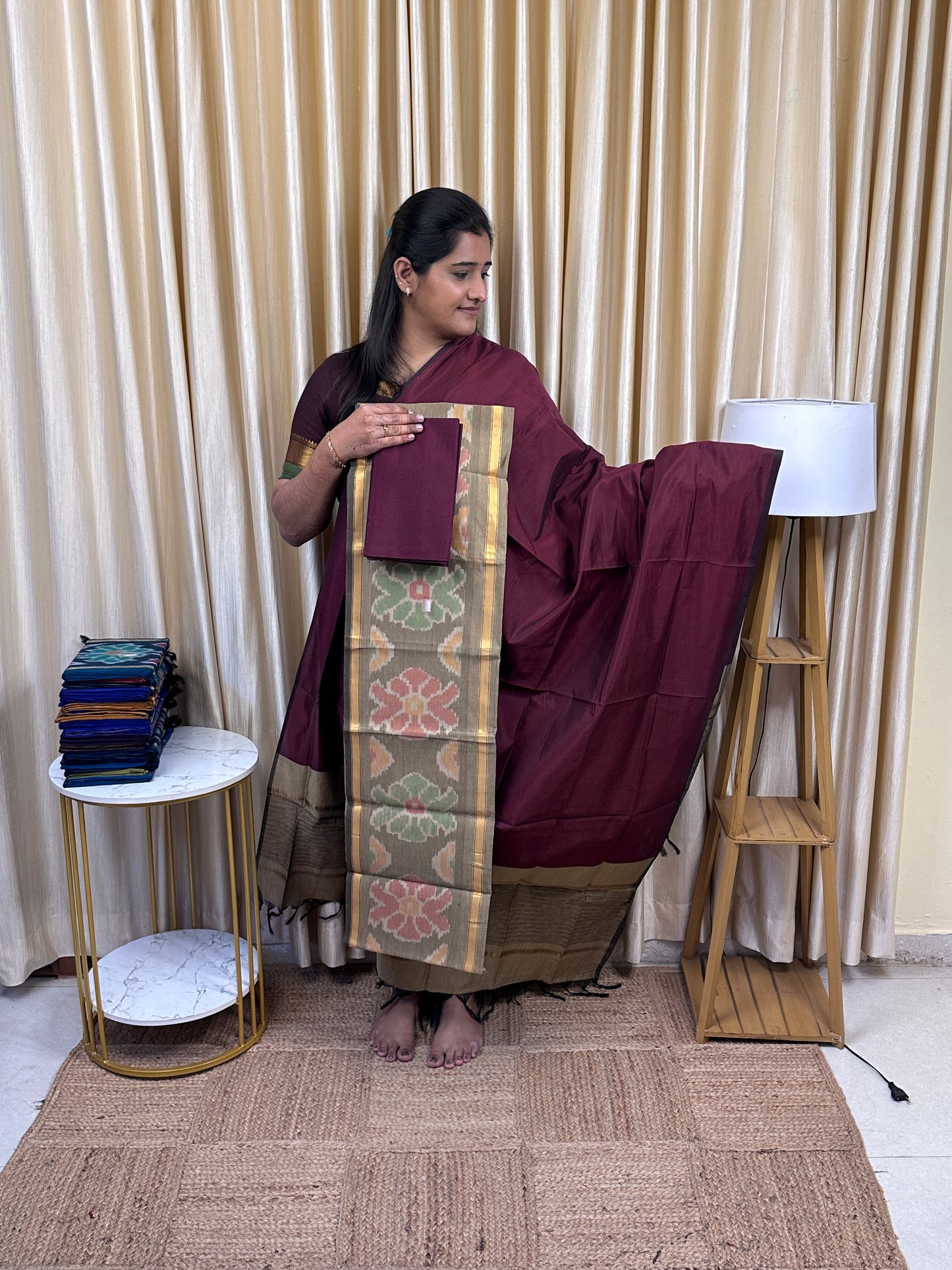Pochampalli sico 3 piece set-SICO17