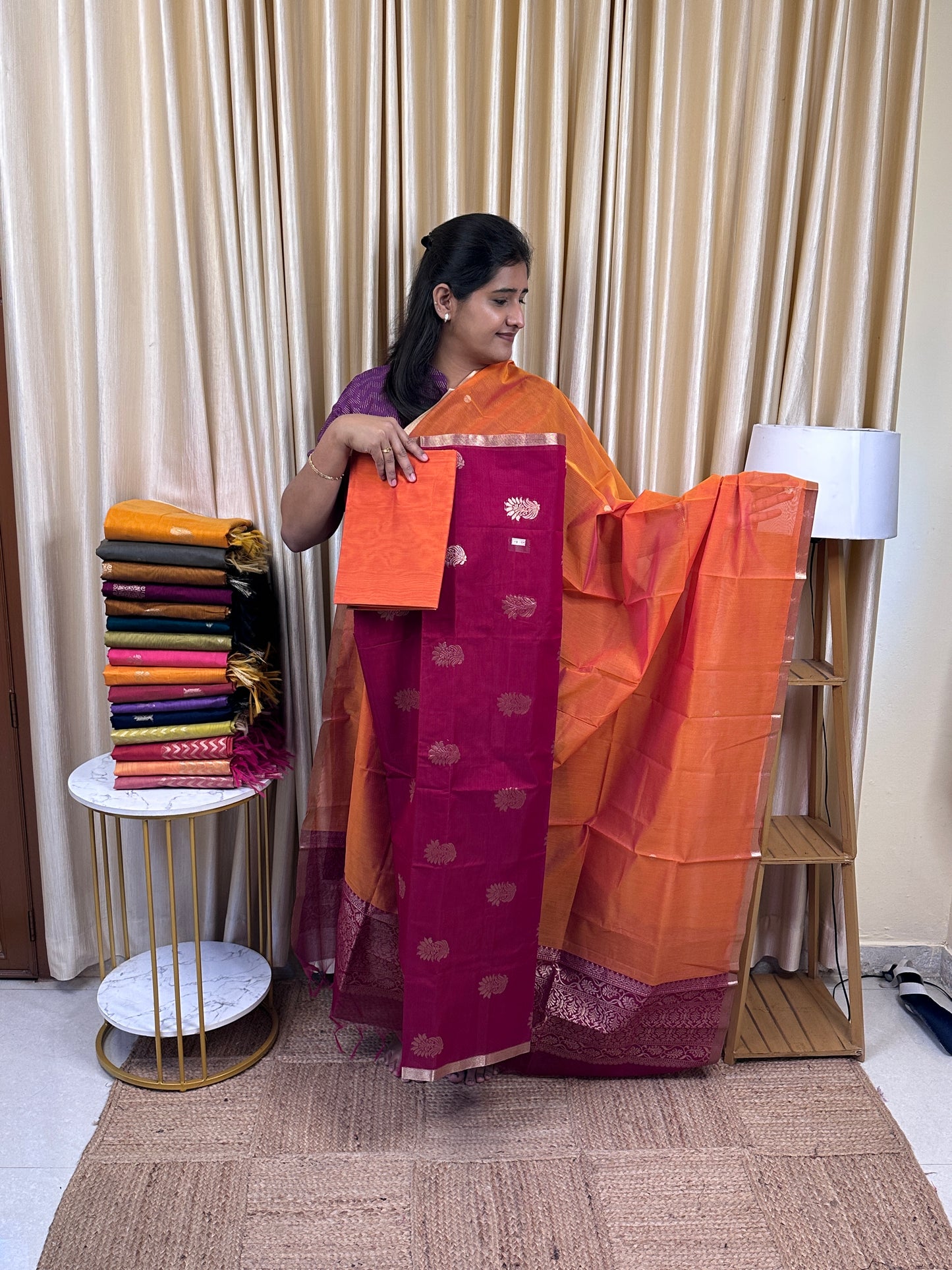 Kora silk cotton 3 piece set -KSC24