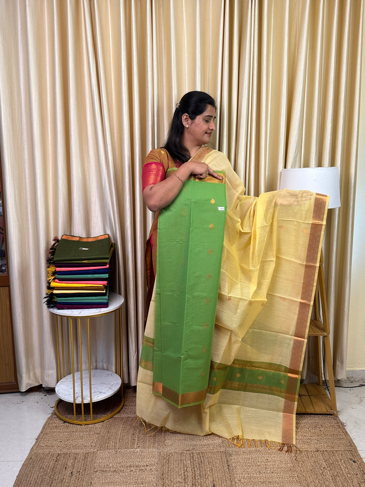 Maheswari silk cotton 2 piece set- MN 11