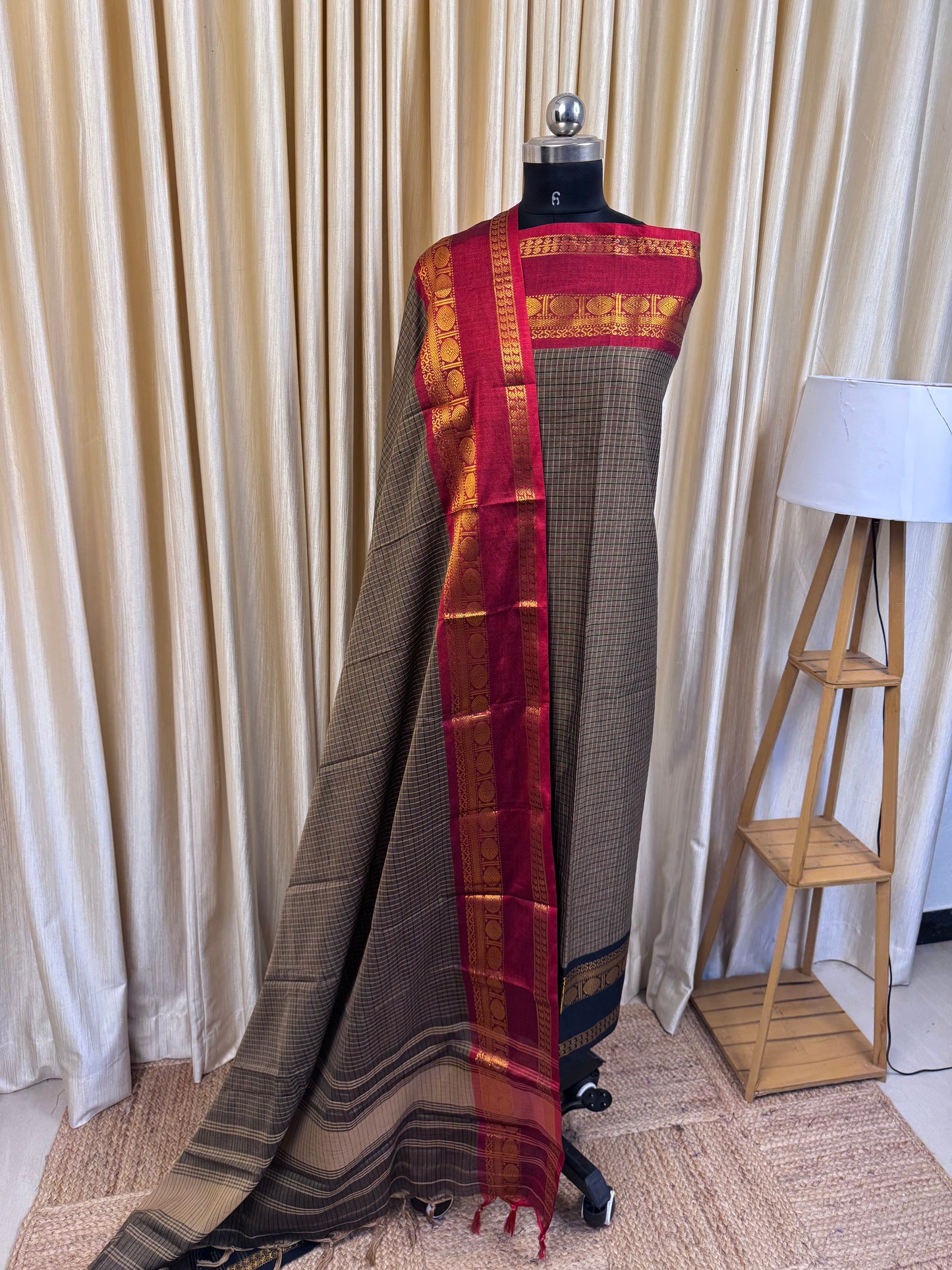 GINGER Narayanpet dress material [2 piece set ]