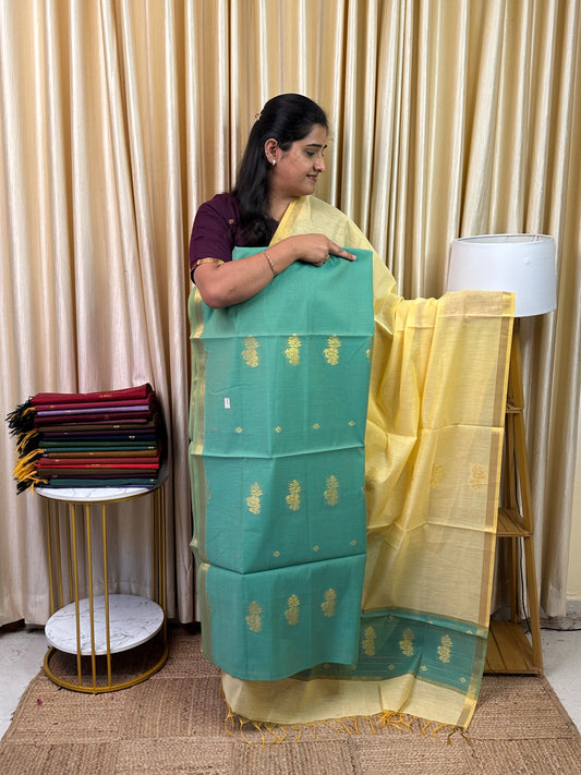 Chanderi silk cotton 2 piece set -Kayal6