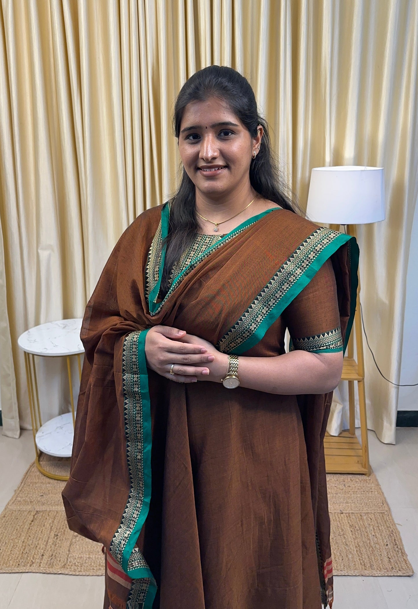 Rustwood Narayanapet unstitched dress material