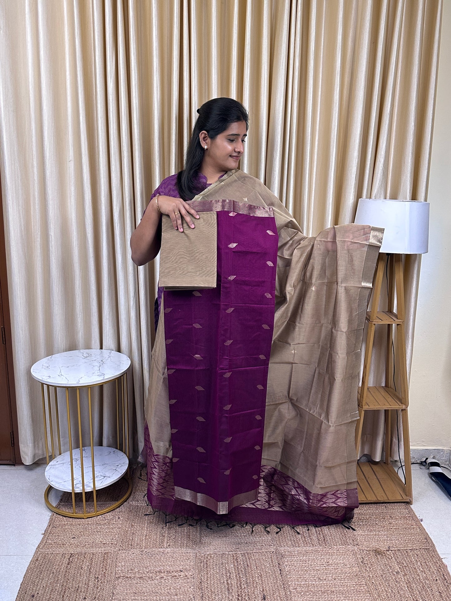 Kora silk cotton 3 piece set -KSC50