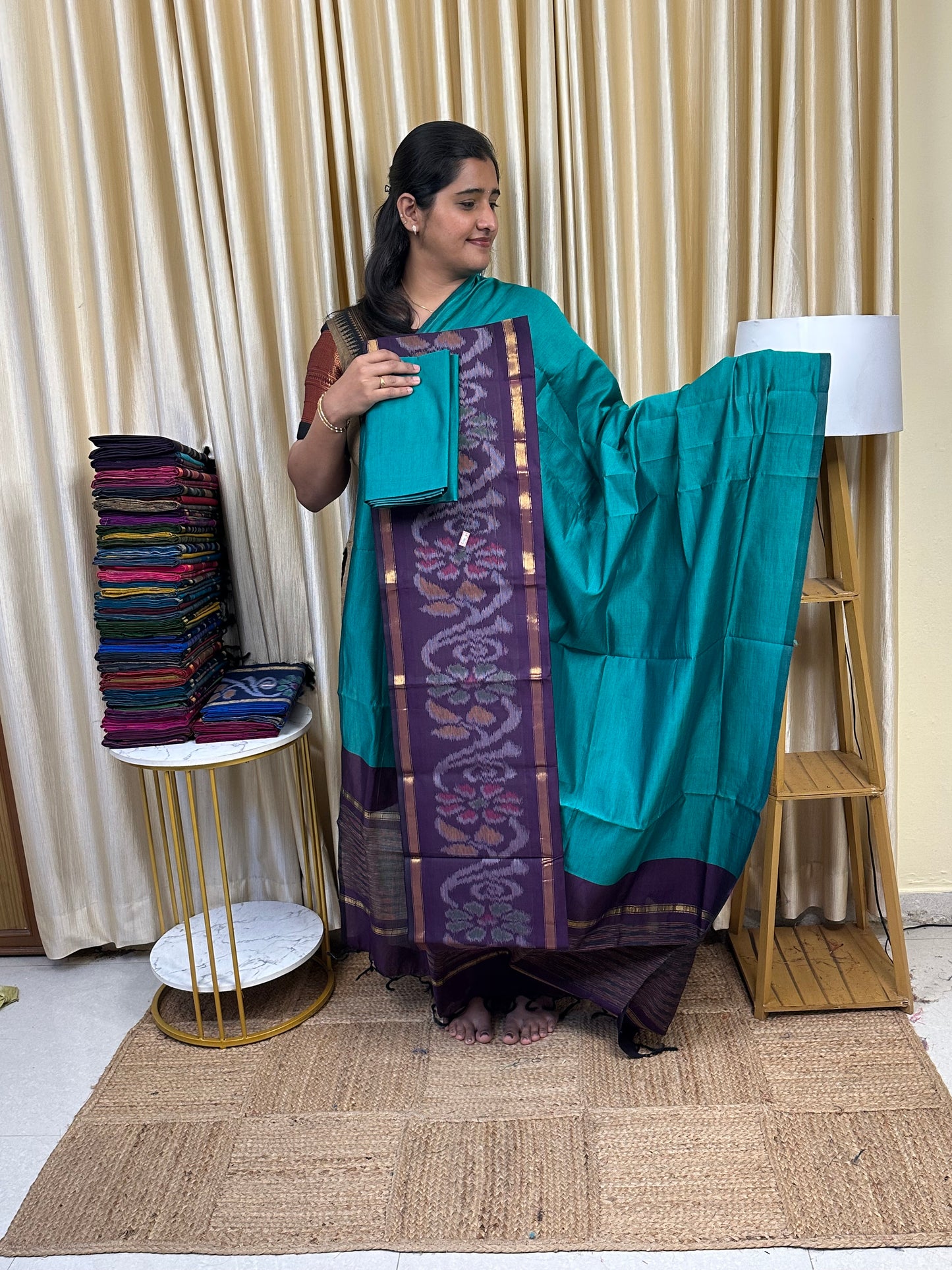 Pochampalli sico 3 piece set-SICO41