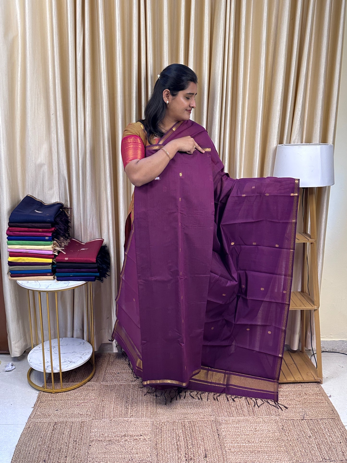 Maheswari silk cotton 2 piece set- MH10