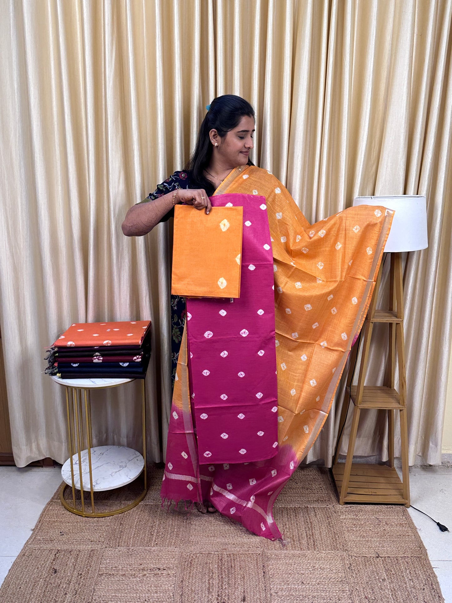 Tie and dye 3 piece salwar suit -TD1