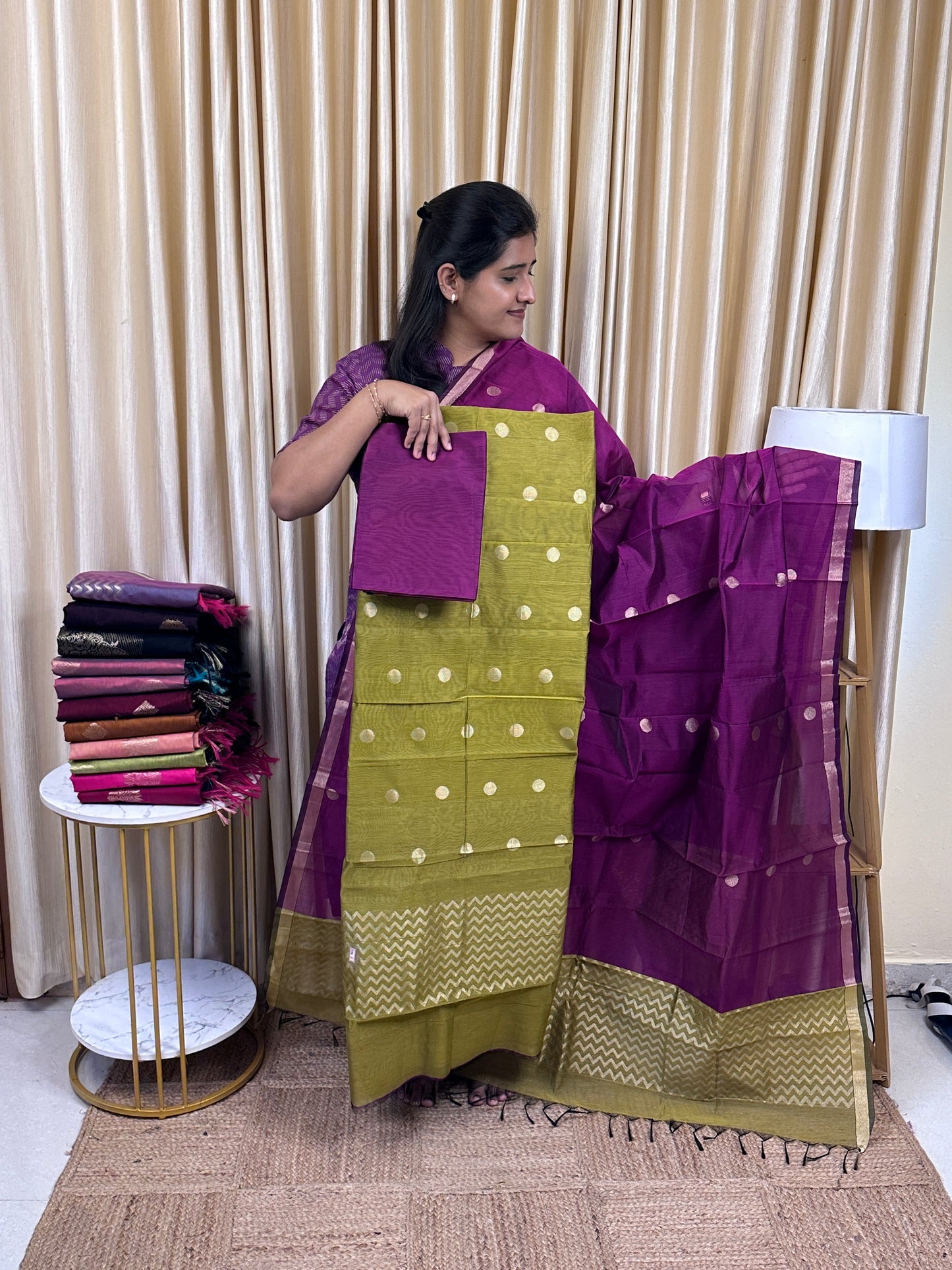 Kora silk cotton 3 piece set -KSC9