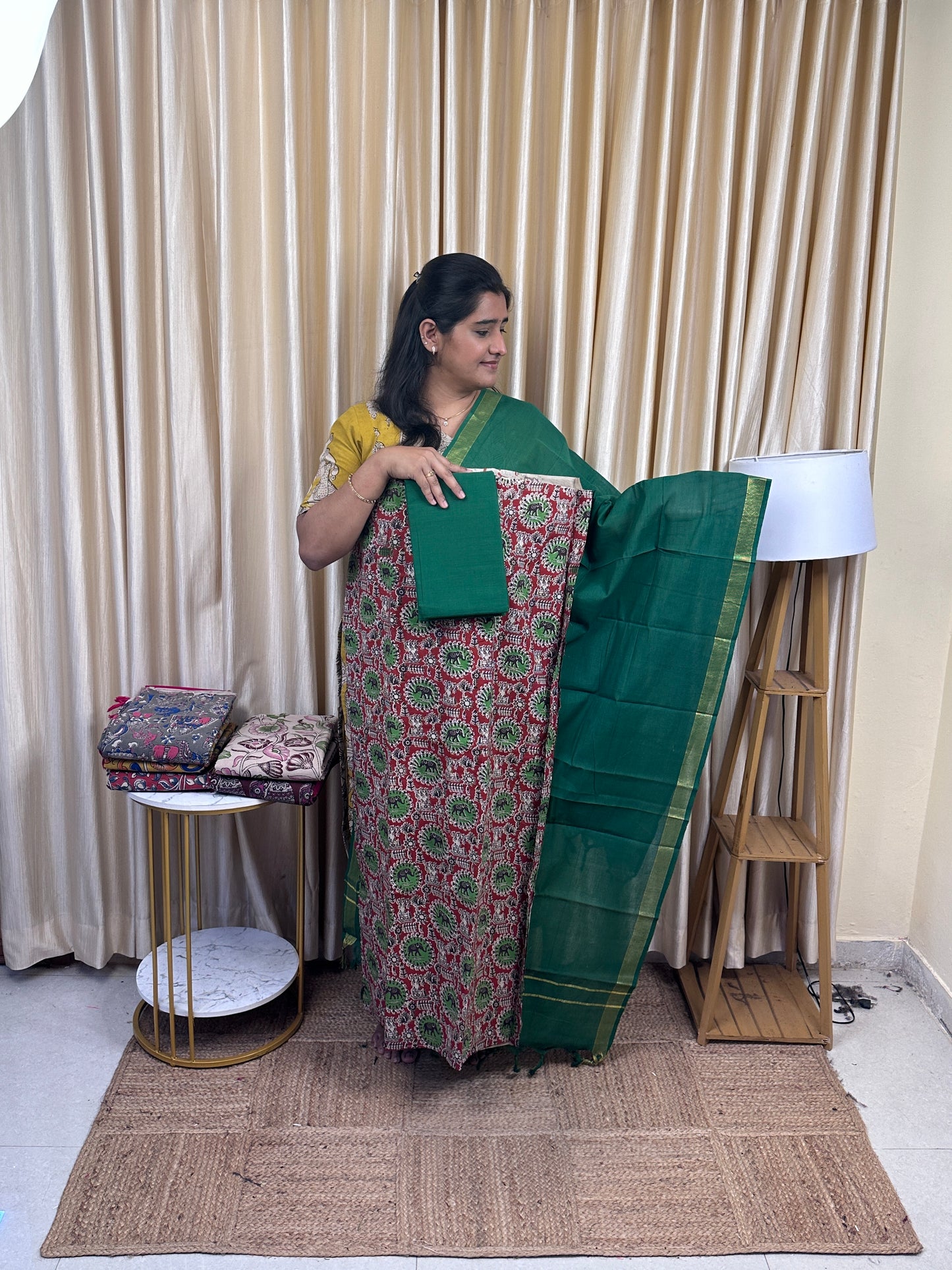 Kalamkari 3 piece set -TPK6